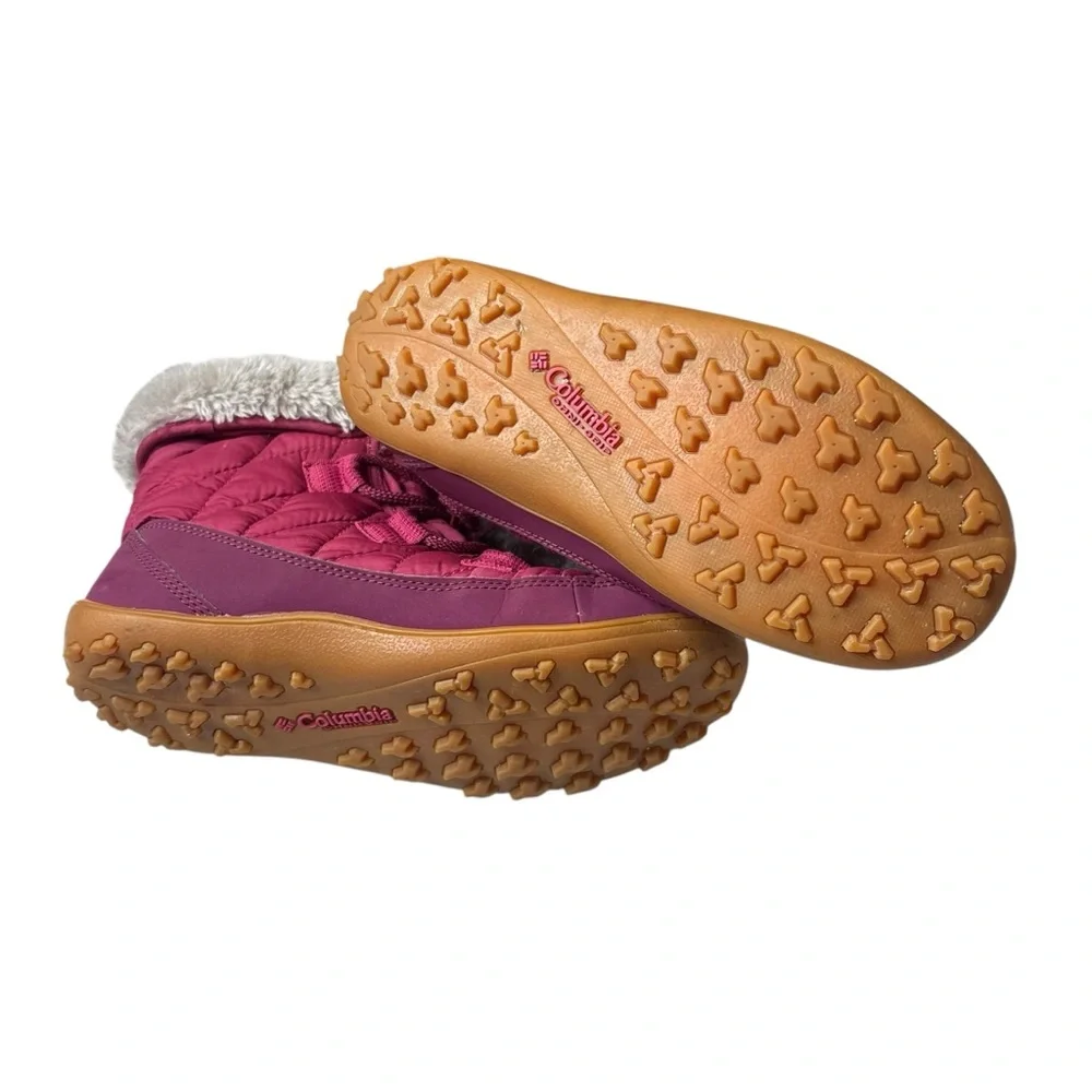 Columbia snow boots Minx Shorty Omni-Heat waterproof raspberry girls size 5